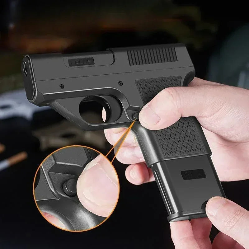 🔥 Premium Torch Lighter with Cigarette Holder & Flashlight | Powerful Windproof Blue Flame, Compact Pocket Design | BUY 1 GET 1 FREE